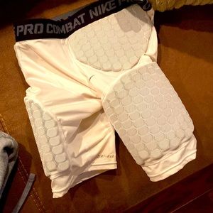 Nike combat pro football padded shorts